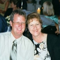 AUST NT AliceSprings 2002OCT19 Wedding SYMONS Reception 016  Peter & Vicki Symons enjoying the evening. : 2002, Alice Springs, Australia, Date, Events, Month, NT, October, Places, Symons - Gavin & Cindy, Wedding, Year
