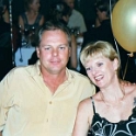 AUST NT AliceSprings 2002OCT19 Wedding SYMONS Reception 019  Greg & Michelle Picken parked up for the evening. : 2002, Alice Springs, Australia, Date, Events, Month, NT, October, Places, Symons - Gavin & Cindy, Wedding, Year
