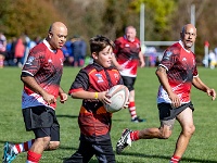 NZL CAN Christchurch 2018APR25 GO Dingoes v AVR 072 : - DATE, - PLACES, - SPORTS, - TRIPS, 10's, 2018, 2018 - Kiwi Kruisin, 2018 Christchurch Golden Oldies, Alice Springs Dingoes Rugby Union Football CLub, Alice Springs Dingoes Rugby Union Football Club, April, Argentina, Associació Veterans Rugby Barcelona, Canterbury, Christchurch, Day, Golden Oldies Rugby Union, Month, New Zealand, Oceania, Rugby Union, South Hagley Park, Spain, Teams, The Gaucho, Wednesday, Year
