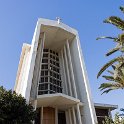 MAR CAS Casablanca 2016DEC29 NotreDame 001  Our driver/guide " Fahed " said that seeing there were only 2 of us, we'd get to see and do quite a bit more than if he had a full load of 14 passengers. This included one of his favourite hidden gems -  " Cathédrale L'eglise Notre-Dame de Lourdes "  or Our Lady of Lourde Cathedral. : 2016, 2016 - African Adventures, Africa, Casablanca, Casablanca-Settat, Date, December, L'eglise Notre-Dame de Lourdes, Month, Morocco, Northern, Places, Trips, Year