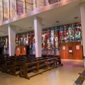 MAR CAS Casablanca 2016DEC29 NotreDame 002  In all honesty, it was well worth the visit as the huge floor to ceiling stained glass windows are simply spectacular, especially with the sun shining through them. : 2016, 2016 - African Adventures, Africa, Casablanca, Casablanca-Settat, Date, December, L'eglise Notre-Dame de Lourdes, Month, Morocco, Northern, Places, Trips, Year