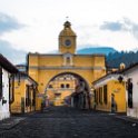 GTM SA Antigua 2019APR29 SantaCatalinaArch 009  The government of the Spanish Colony granted them the building in 1693. But due to the vows of the Order, the nuns asked to close the street so that they could be able to walk from building to building without being seen, something that the government rejected. However, they were allowed to build a bridge in the shape of an arch connecting both convents. : - DATE, - PLACES, - TRIPS, 10's, 2019, 2019 - Taco's & Toucan's, Americas, Antigua, April, Central America, Day, El Arco de Santa Catalina, Guatemala, Monday, Month, Region V - Central, Sacatepéquez, Year