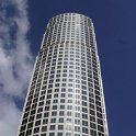 USA CA LosAngeles 2005APR19 008  Not a bad photo of one of the new downtown skyscrapers. : 2005, 2005 - Pasadena, Americas, April, California, Date, Los Angeles, Month, North America, Places, Trips, USA, Year