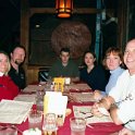 USA ID McCall 2002JAN19 005  Here this years crew, Laurie; Junior; Glahn the man; Heather; Ruth; Sipper and a part of Stacy. : 2002, 2002 - 3rd Annual Bed & Sled, Idaho, January, McCall, North America, USA