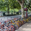 AS CHN EA SHH Zhabei 2017AUG10 005  Thses are mainly hire pushbikes. : 2017, 2017 - EurAisa, Asia, August, China, DAY, Eastern Asia, Thursday