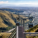 NZL CAN Christchurch 2018APR24 MountCavendish 034  Located at the base of the 'Summit Station' is the " Time Tunnel Experience " which is a free trolley car ride through a somewhat interactive reconstruction of the history of the region. If the truth be told, I spent more time waiting in line than actually on the ride ... and it wasn't a busy day by any measure. : - DATE, - PLACES, - TRIPS, 10's, 2018, 2018 - Kiwi Kruisin, April, Canterbury, Christchurch, Christchurch Gondola, Day, Month, Mount Cavendish, New Zealand, Oceania, Tuesday, Year